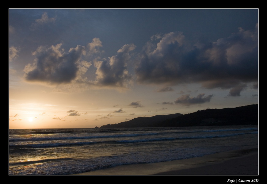 2006 - 07 - Phuket - Patong beach coucher de solieil 05